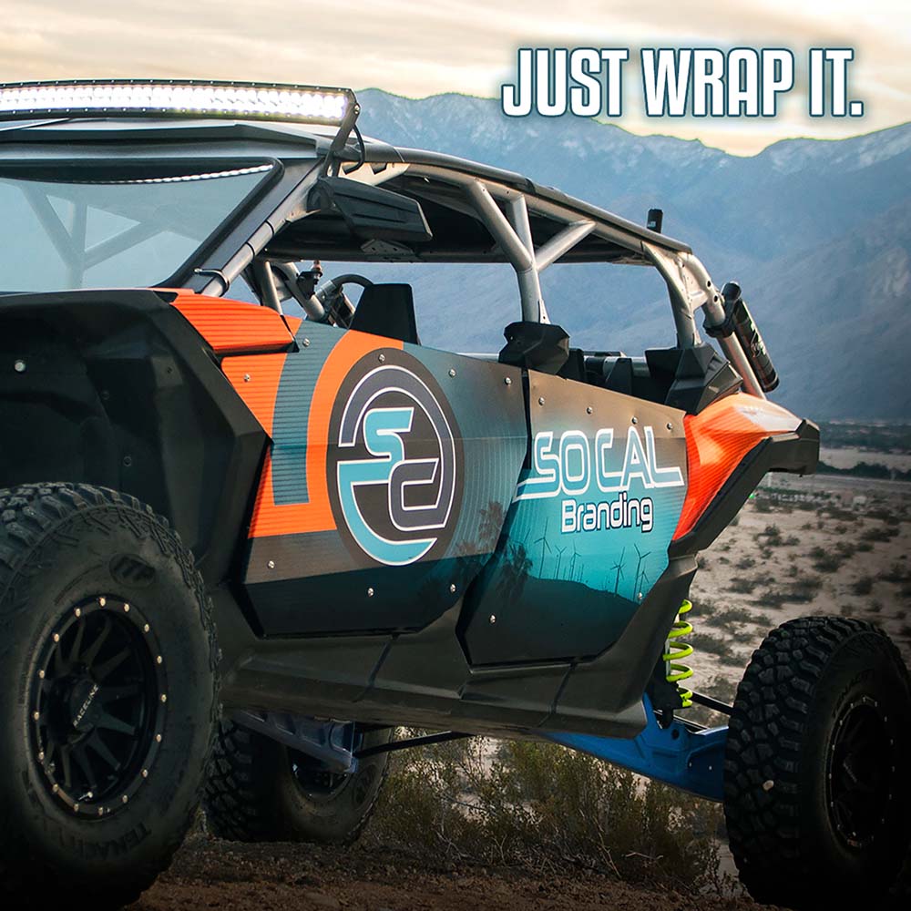 Image of So Cal Branding Off-Road Can-Am with the motto Just Wrap It