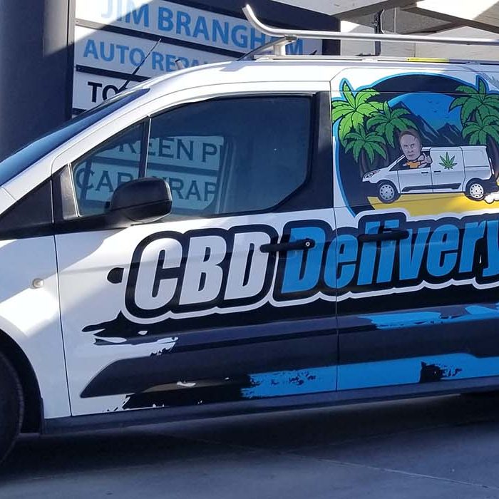 CBD Delivery Center Vehicle Wrap