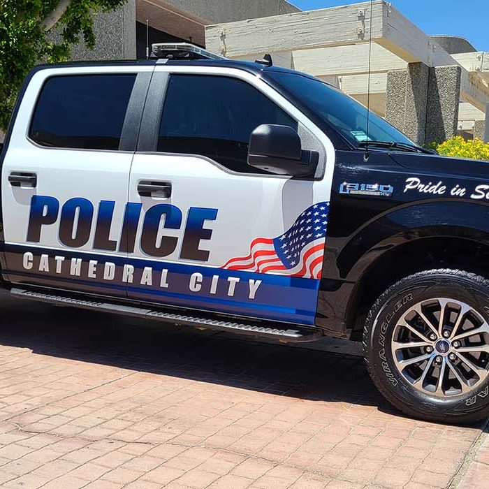 Cathedral City Police Truck Vehicle Wrap