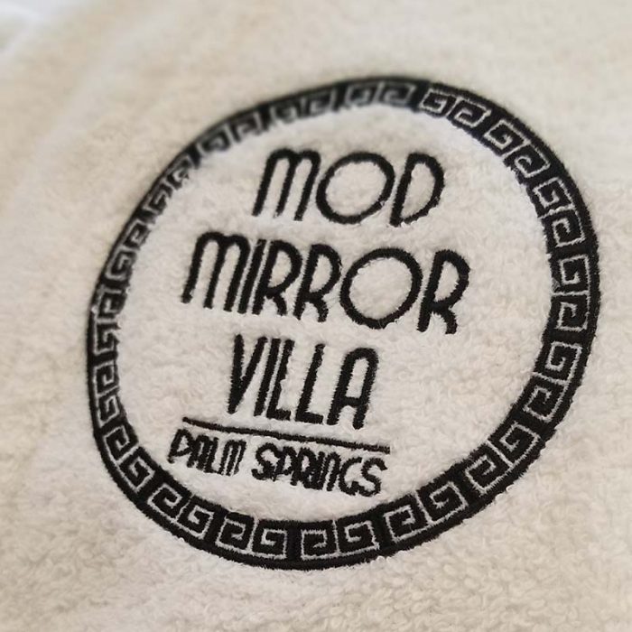 Mod Mirror Villa Robes - So Cal Branding Embroidery