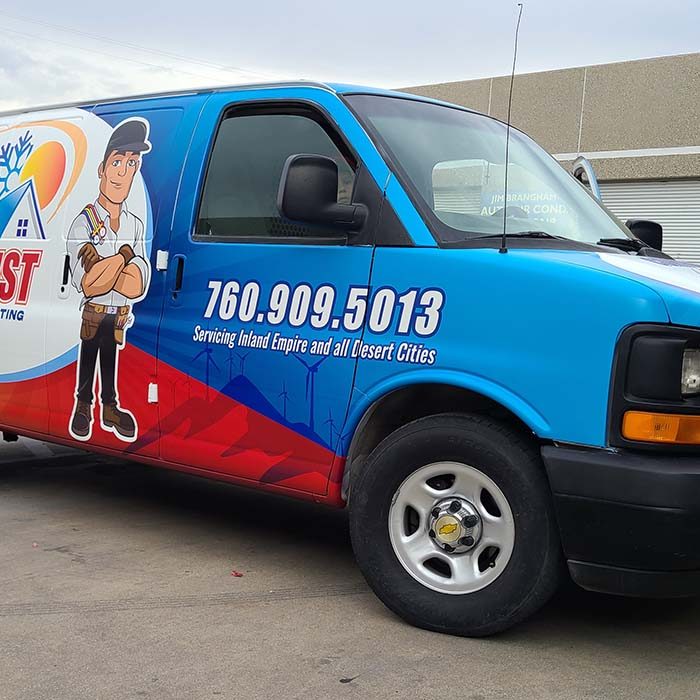 The Comfort Specialist Vehicle Wrap